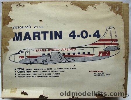 Victor Sixty-Six 1/72 Martin 404 / RM-1 - TWA plastic model kit